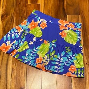 The Children's Place Blue Tropical Skort